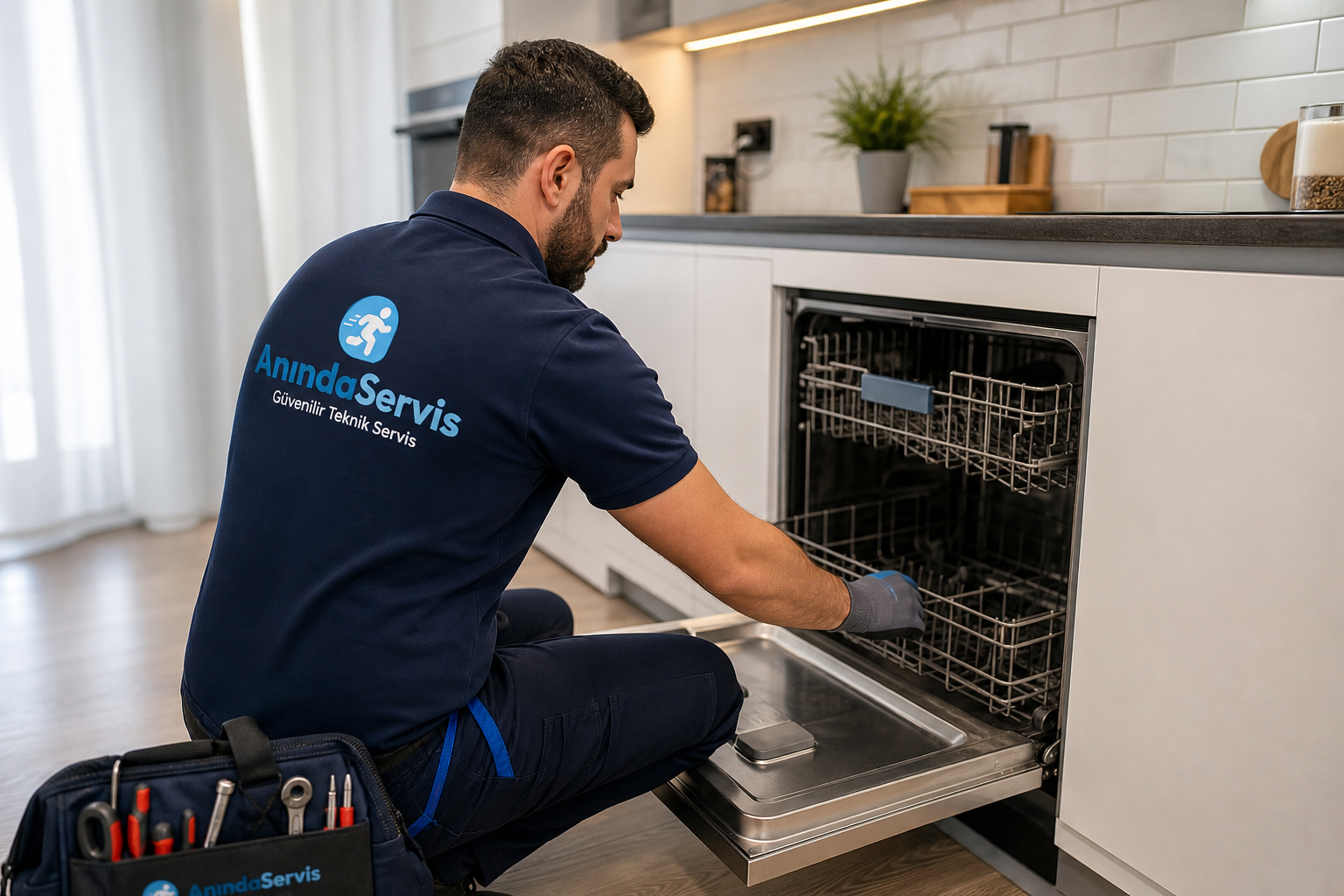 Anında Servis — teknik servis şeffaf fiyatlandırma (Bulaşık makinesi)