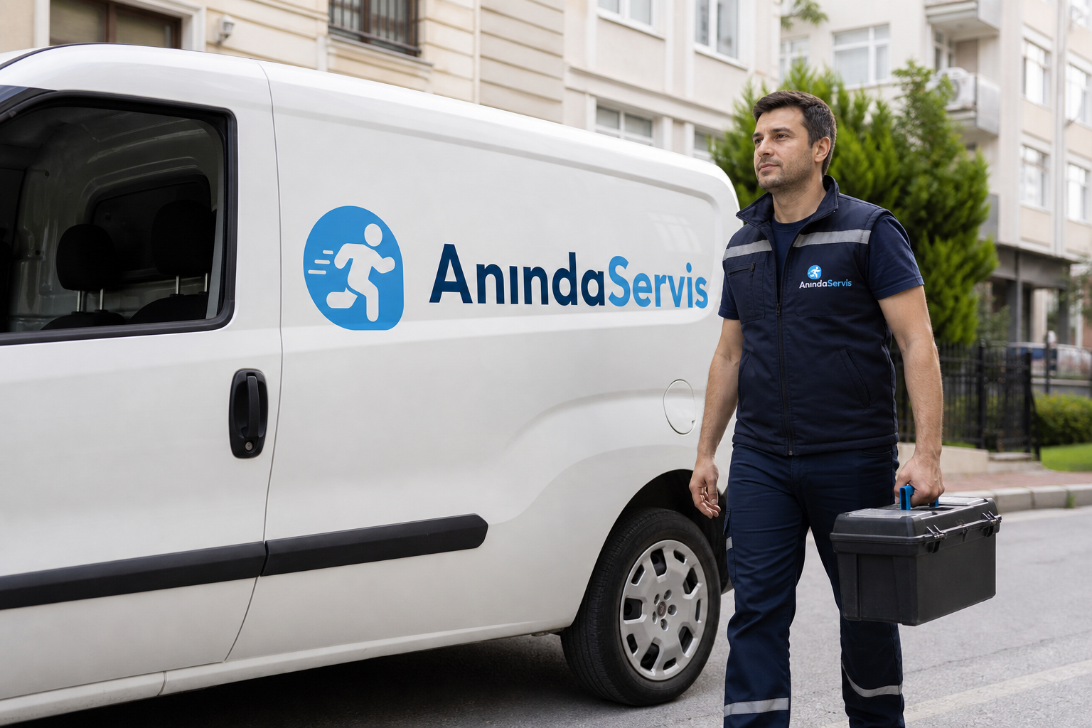 Anında Servis markalı servis aracı