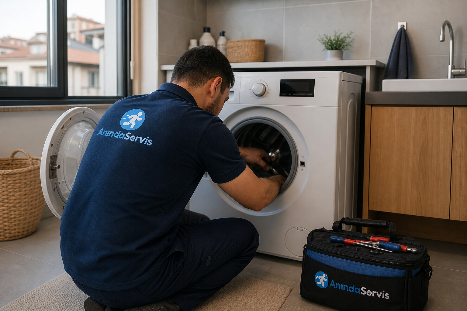 Anında Servis — bulaşık makinesi temizlik programı (Çamaşır makinesi)